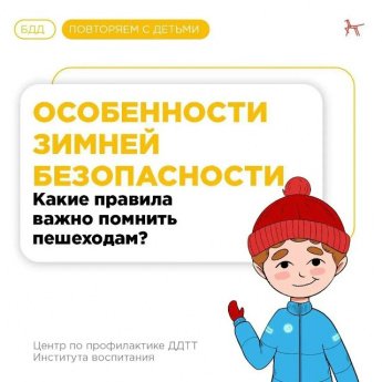 Особенности зимней безопасности: какие правила важно помнить пешеходам?