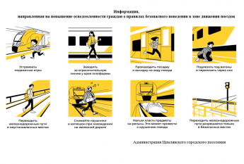 Информация направленная на повышение осведомленности граждан о правилах безопасного  поведения в зоне движения поездов