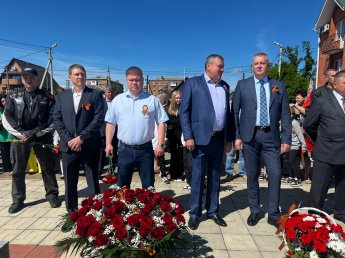 Митинг приуроченный празднованию 80-летия Победы ВОВ